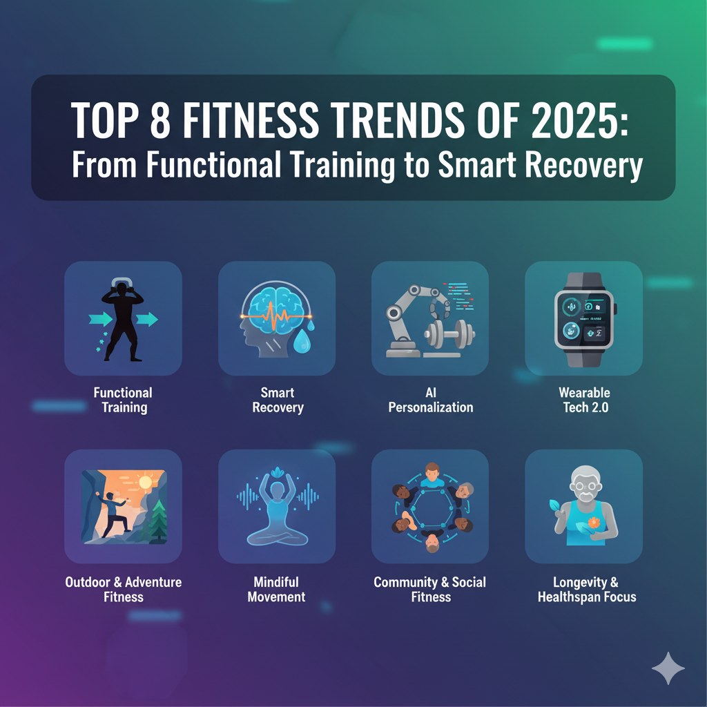 Top 8 Fitness Trends of 2025: From Functional Training to Smart Recovery