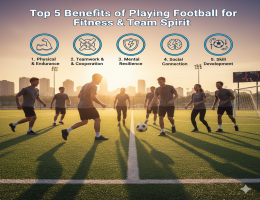 Top 5 Benefits of Playing Football for Fitness & Team Spirit