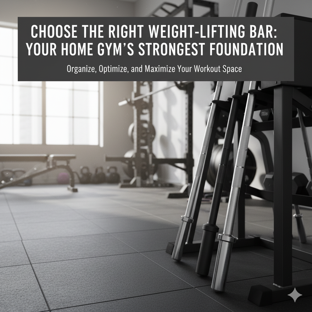 Choose the Right Weight-Lifting Bar: Your Home Gym’s Strongest Foundation