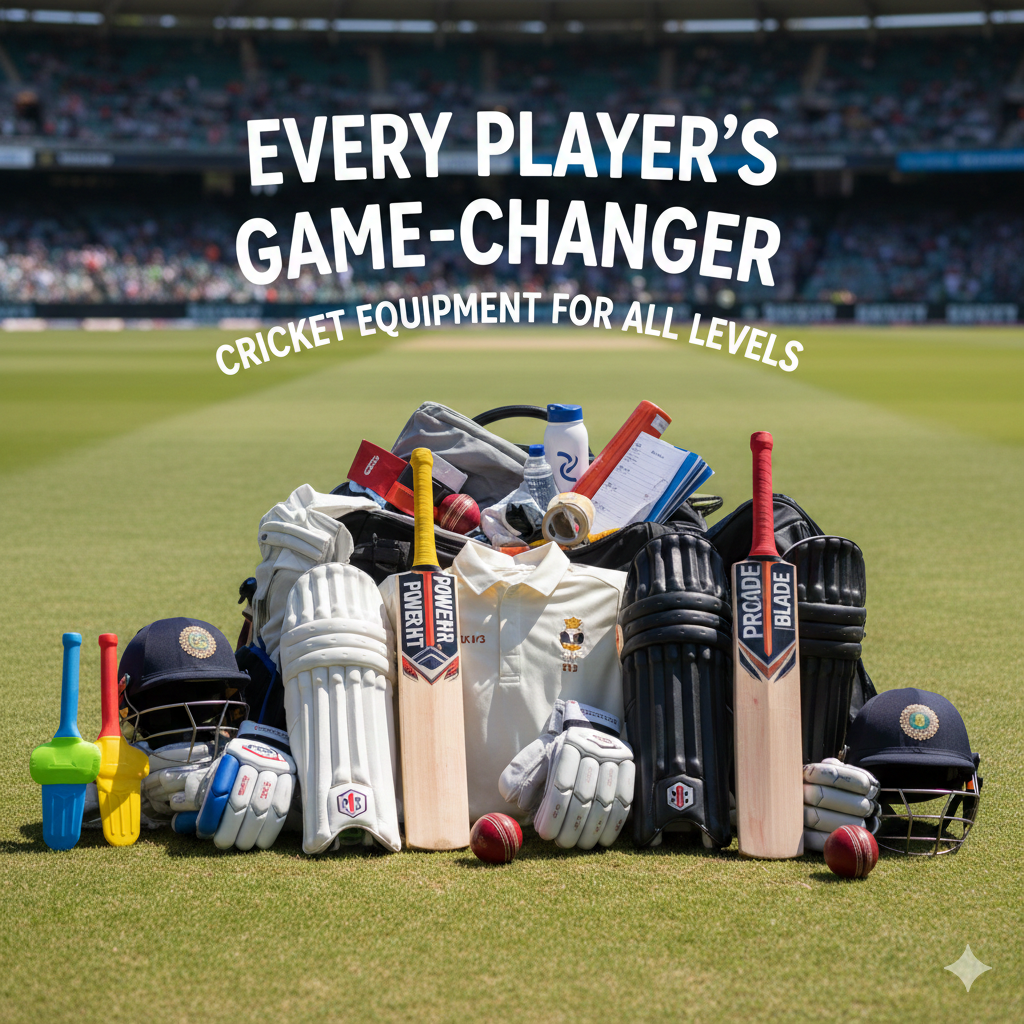 Every Player’s Game-Changer: Cricket Equipment for All Levels