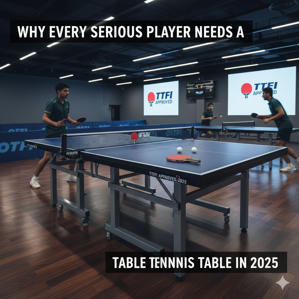 Why Every Serious Player Needs a TTFI Approved Table Tennis Table in 2025