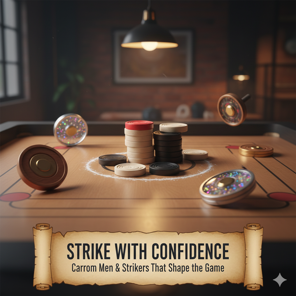 Strike with Confidence: Carrom Men & Strikers That Shape the Game