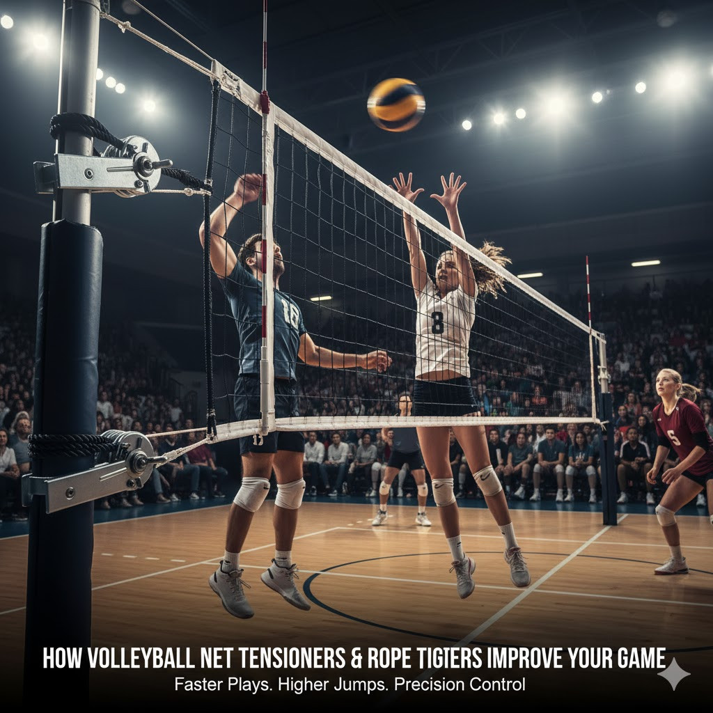 How Volleyball Net Tensioners and Rope Tighteners Improve Your Game