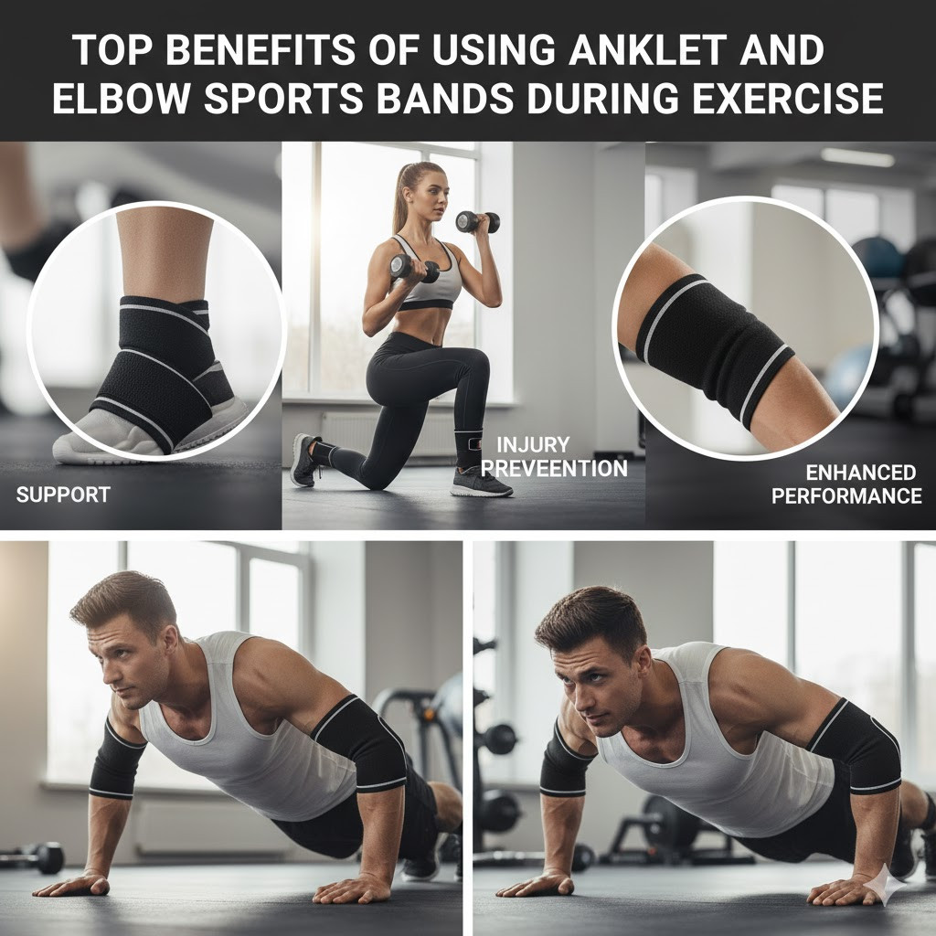Top Benefits of Using Anklet and Elbow Sports Bands During Exercise