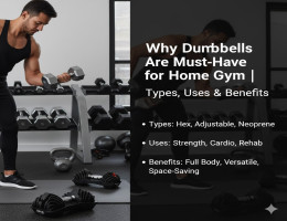 Why Dumbbells Are Must-Have for Home Gym | Types, Uses & Benefits